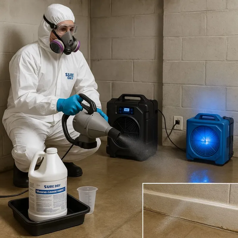 Sanitization and Odor Removal process in North Druid Hills, GA