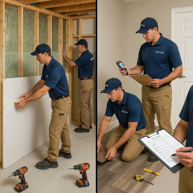 Repairs and Reconstruction process in North Druid Hills, GA